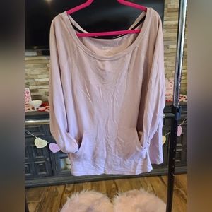 Torrid Active off Shoulder sweatshirt Size 3